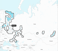 Карта Navionics Европейская часть РФ