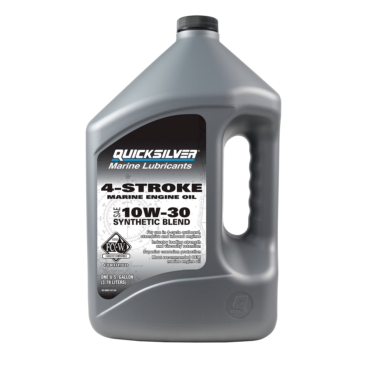 Масло моторное полусинтетика Quicksilver 10w30