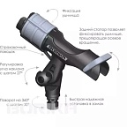 Держатель для спиннинга Borika Ht213, чёрный
