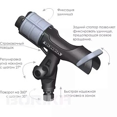 Держатель для спиннинга Borika Ht213, чёрный
