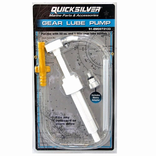 Quicksilver насос для закачки масла в редуктор