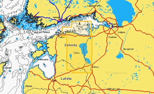 Карта Navionics NARVA LAHT