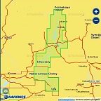 Карта Navionics Река Белая и верхняя Кама