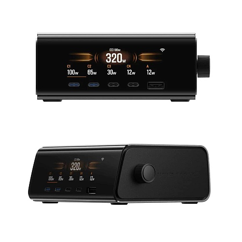 Зарядное устройство EcoFlow RAPID Pro (320 Вт, 5 портов, GaN)