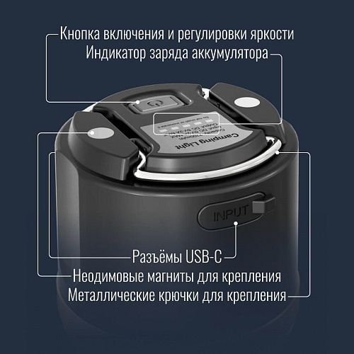 LED-лампа фонарь PowerBank 7200мАч EcoFlow Camping Light