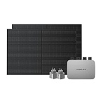 Комплект микроинвертор EcoFlow 600 Вт + 2 жесткие солнечные панели 400 Вт