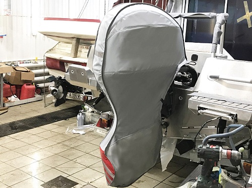 Чехол для лодочного мотора Yamaha F150 DET, F150 FET Материал Oxford 900D