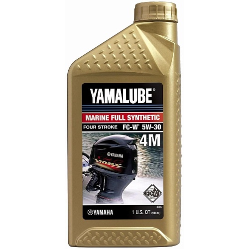 Моторное масло Yamalube 4M для лодочных моторов (4Т, 5W30, синт.)