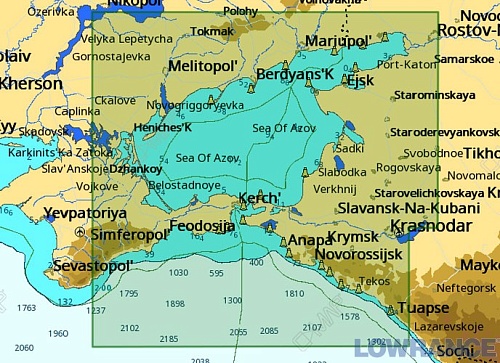 КАРТА C-MAP Азовское море и восточная часть Черного моря