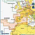 Карта Navionics Центральная и Западная Европа Карта Navionics Центральная и Западная Европа