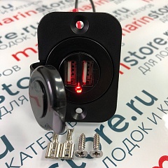 Розетка USB двойная 12V Attwood