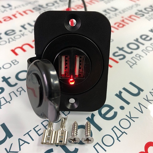 Розетка USB двойная 12V Attwood