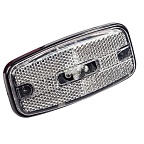 Фонарь габаритный прицепа ГФ1-15 LED белый, с колодкой AMP