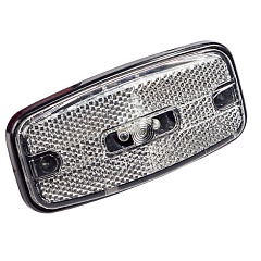 Фонарь габаритный прицепа ГФ1-15 LED белый, с колодкой AMP