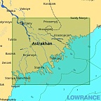 КАРТА C-MAP Река Волга, дельта