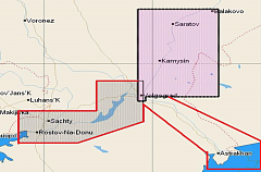КАРТА C-MAP Река Волга. Балаково-Волгоград