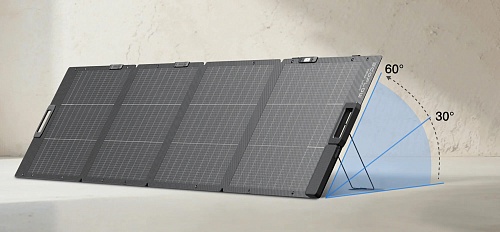 Солнечная панель складная облегченная двусторонняя EcoFlow 220 Вт