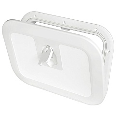Люк инспекционный Osculati FLUSH 380x280мм, белый пластик