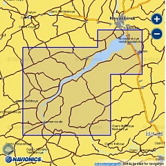 Карта Navionics Новосибирское водохранилище