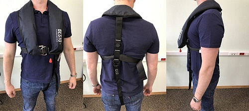 Жилет спасательный BESTO Raider Navy Blue Auto надувной