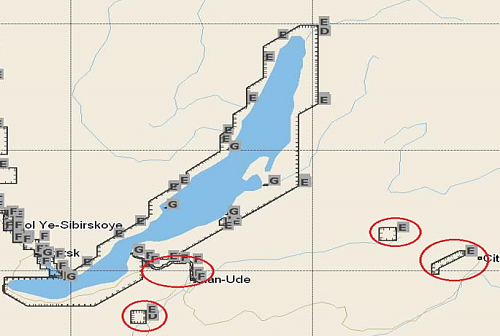 КАРТА C-MAP Озеро Байкал