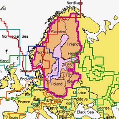 Карта Navionics Балтийское море