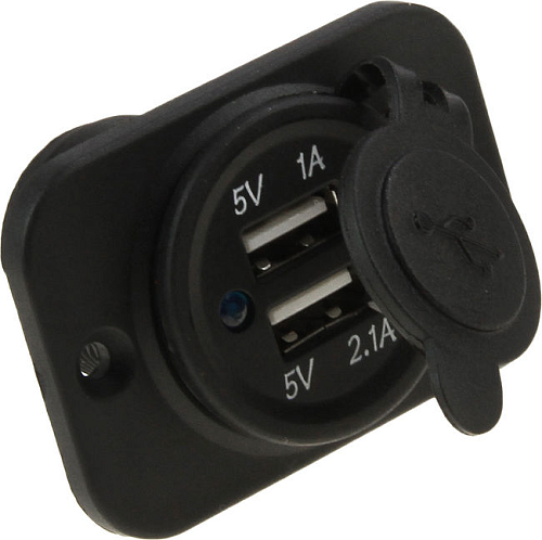 Разъем AES USB 5В 3.1А на панели