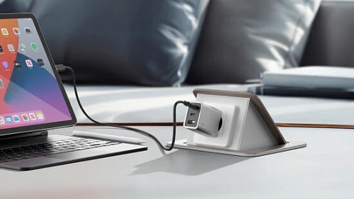 Зарядное устройство EcoFlow RAPID GaN 65 Вт с кабелем 100 Вт
