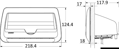 Водонепроницаемое зарядное устройство Osculati ROKK wireless Cove LED 10W