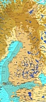 КАРТА C-MAP Озера Финляндии