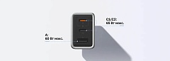 Зарядное устройство EcoFlow RAPID GaN 65 Вт с кабелем 100 Вт