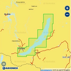 Карта Navionics Иркутское водохранилище