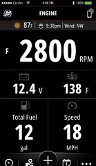 Комплект Mercury Vessel View Mobile