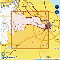 Карта Navionics Река Нева, Невская Губа