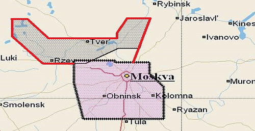 КАРТА C-MAP Москва - Коломна - Калуга и озера