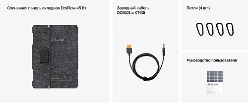 Солнечная панель складная EcoFlow 45 Вт (Type-C)