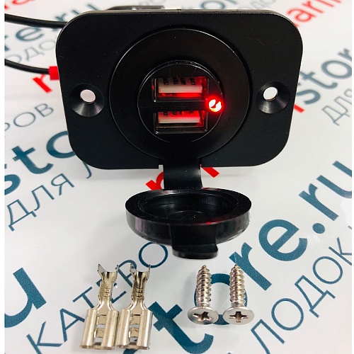 Розетка USB двойная 12V Attwood