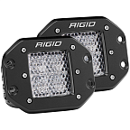 RIGID D-серия PRO (4 светодиода) — Рабочий свет — Врезная установка (пара)