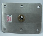 Основание для стойки сидения Attwood 6" x 8" нерж.сталь, бронзовая втулка