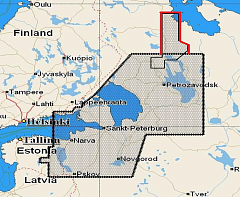 КАРТА C-MAP Русские Озера