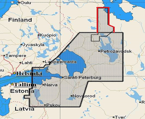 КАРТА C-MAP Русские Озера