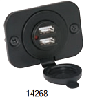 Розетка USB двойная 12V Attwood